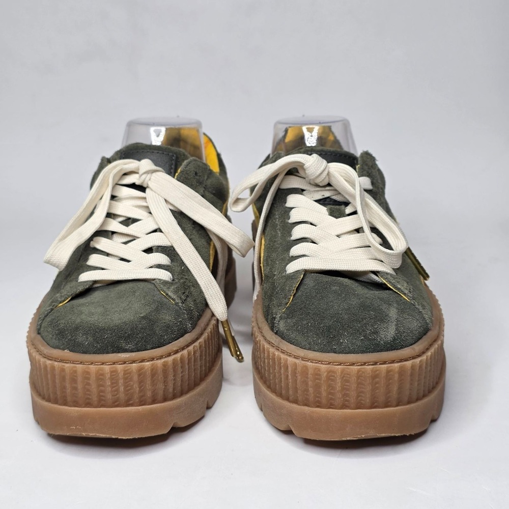 PUMA Fenty by Rihanna Cleated Creeper Suede Platform Sneakers Womens Sz 10 Shoes - Picture 7 of 12
